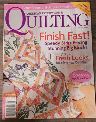 Better Homes & Garden; American Patchwork & Quilting Magazine, April 2007-image