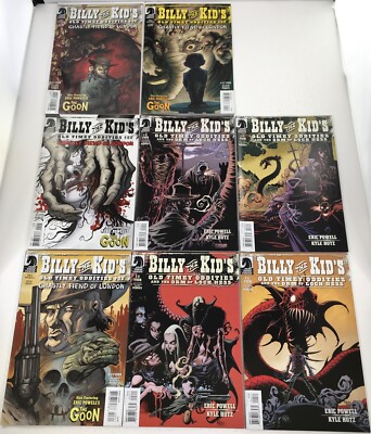 8 BILLY THE KID'S OLD TIMEY ODDITIES LOCH NESS #1-4 + GHASTY FIEND 1-4 SETS GOON-image