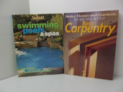 Vtg Sunset Better Homes & Garden Magazines Swimming Pool Basic Carpentry-image