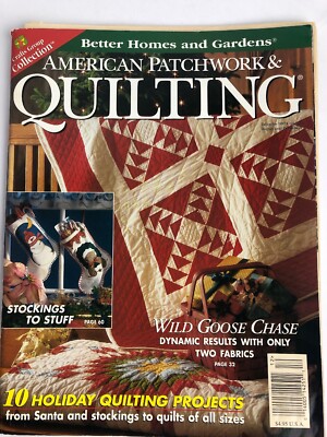 Better Homes and Gardens American Patchwork & Quilting Magazine December 1997-image