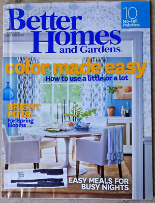 Back Issue of Better Homes & Gardens Magazine, Mar 2015 – in perfect condition-image
