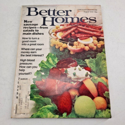 Better Homes and Gardens Magazine August 1978 Contemporary Sleep Spots Decorate-image