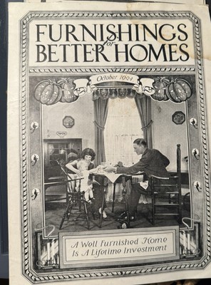 RARE VINTAGE 1924 FURNISHINGS FOR BETTER HOMES MAGAZINE FURNITURE HOME DESIGN 24-image