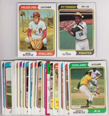 1974 Topps Baseball #1-330 You-Pick Complete-Your-Set.  EX-NM+. As low as $.80-image