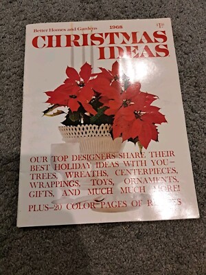 Vintage 1968 Better Homes & Gardens Christmas Ideas Mid-Century Modern Crafts-image