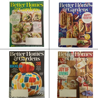 Better Homes And Gardens Magazines Lot Of 4 May July 2019 October December 2020-image