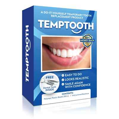 Temptooth Kit Original Temp tooth Missing Tooth Replacement Over 250,000 Sold-image