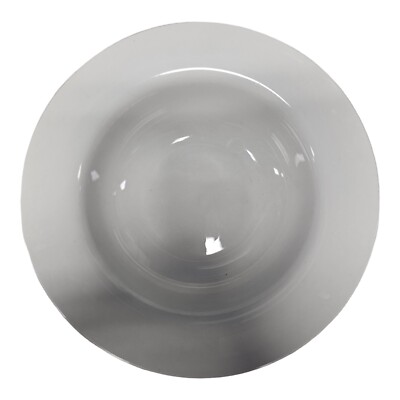 Pier 1 Imports Rimmed Soup Salad Bowl New Essentials White Round Porcelain 8.5-image