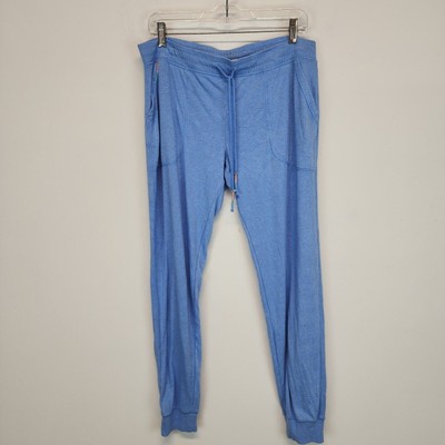 PJ Salvage Lounge Essential French Terry Jogger Pants Womens Large Blue Comfy-image