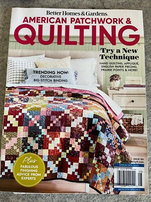 Better Homes & Gardens Magazine American Patchwork & Quilting August 2023-image