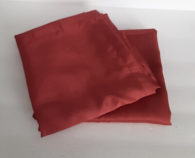 Mainstays Semi Sheer Curtain panels x2 Chili Red 84