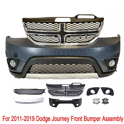 Front Bumper Cover Complete Assembly For 2011-2020 Dodge Journey-image