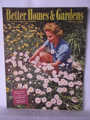 June 1944 WW2 Better Homes & Gardens Magazine Coca Cola, GE Bell Telephone, Ritz-image