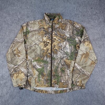 Vintage Realtree Jacket Mens Large Camo Xtra Hunting Windbreaker Tri Mountain-image