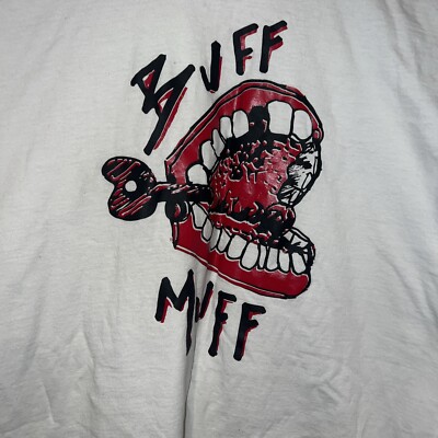 Vintage 80/90’s Band (?) T-Shirt  Single Stitch “Buff Muff” XL Wind Up Mouth-image