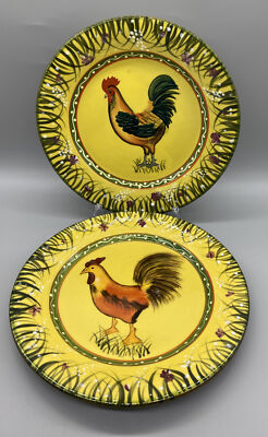 Two Jay Import Collection Rooster Salad Plates-image