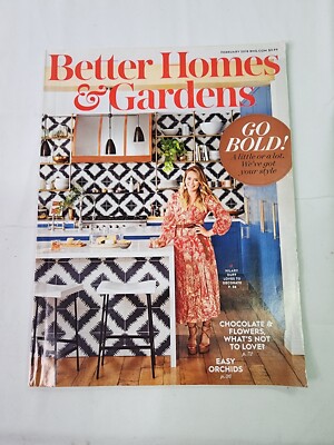 Better Homes and Gardens Magazine February 2018 Go Bold!-image