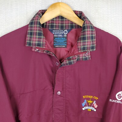 VTG SUNDERLAND x VALDERRAMA Size 2XL Waterproof Windbreaker Jacket 1997 Mens-image