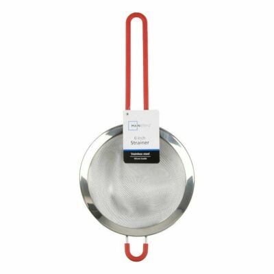 MAINSTAYS Stainless Steel Fine Mesh Strainer 6 inch Dia. with Non-Slip Handle-image
