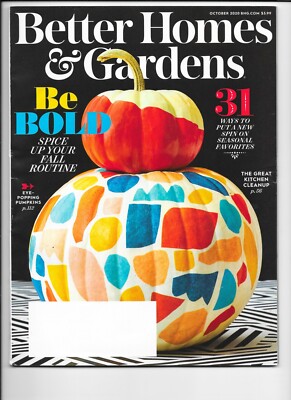 Better Homes And Gardens MAGAZINE October 2020 Issue - Free Shipping!-image