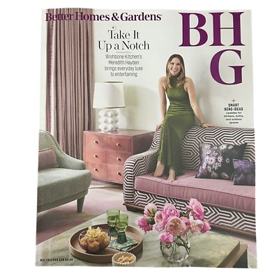 Better Homes Gardens Magazine BHG May 2025 Meredith Hayden Recipes-image