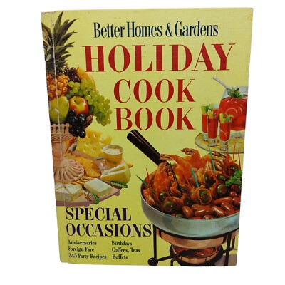 Better Homes & Gardens Holiday Cookbook Special Occasions 1967 6th edition -image