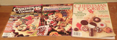 VINTAGE Better Homes and Gardens Christmas Cookies LOT of 3 1994 1999 2010-image