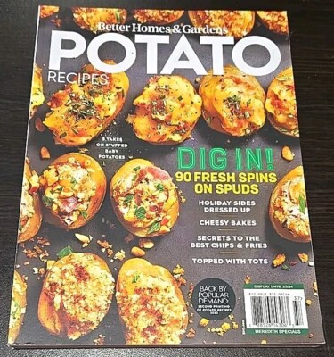 Better Homes & Gardens Potato Recipies 2024 Magazine-image