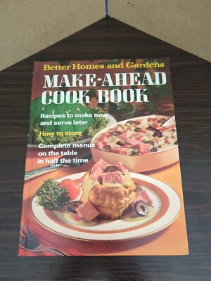 Better Homes & Gardens Make-Ahead Cook Book, VTG, 1973-image