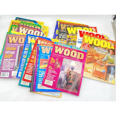 21 Wood Magazines Better Homes and Gardens Issues Vintage to modern-image