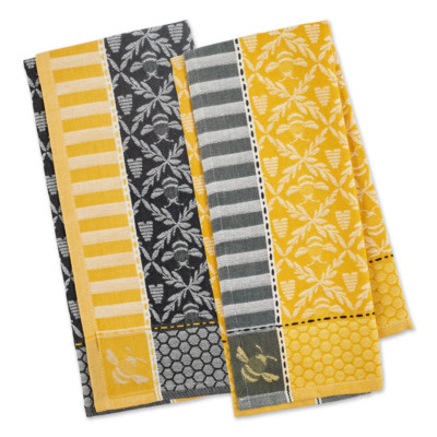Bee Hive Jacquard Dishtowels 18
