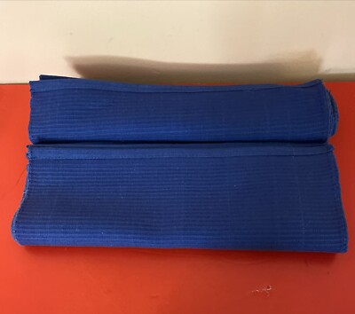 Design Import 100% Cotton Placemats 19x14 in French Blue Set Of 6 @-image