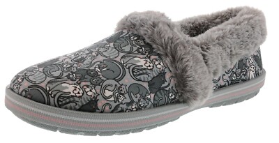 SKECHERS WOMEN'S BOBS TOO COZY- LITTLE SPOON 113472GYMT SLIPPERS-image