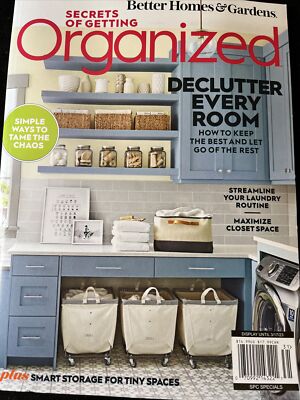 Better Homes & Gardens Secrets of Getting Organized  Magazine - NEW-image