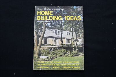 1969 SPRING BETTER HOMES AND GARDENS MAGAZINE - BUILDING IDEAS COVER - E 10150-image
