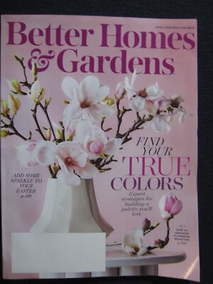 Better Homes & Gardens Magazine April 2020 ( Find your true colors)-image