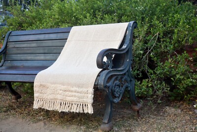 Woven Home Decor Throw Blanket Handmade Shaggy Modern 120x160 Cm Washable Throw-image