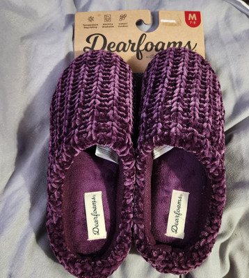 Women's Chenille High Clog Plush Lining & Cozy Memory Foam Cushions Nice Slipper-image