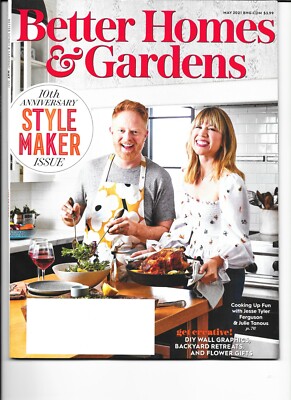 BETTER HOMES & GARDENS-10TH ANNIVERSARY STYLE MAKER ISSUE-MAY 2021- Free Ship!-image