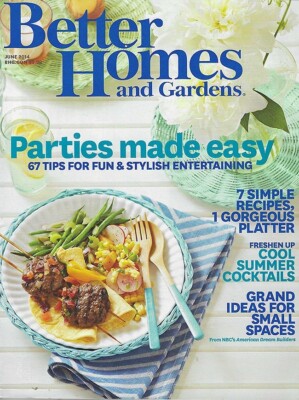Better Homes & Gardens Magazine -- June 2014 - Exc Condition-image