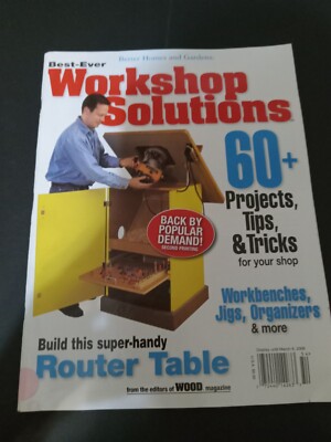 Workshop Solutions Magazine Better Homes & Gardens 2005 60+ Projects Router Jigs-image
