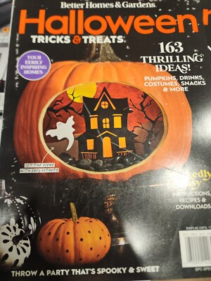 Better Homes & Gardens Halloween Trick & Treats November 2023 Magazine Thrilling-image