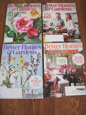 Better Homes & Garden Magazine Lot of 4 - 2020-2021-image
