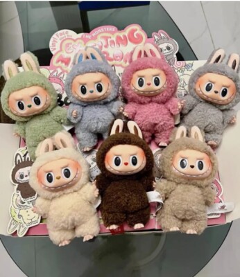 AUTHENTIC POP MART LABUBU The Monsters Exciting Macaron Pendant Plush Sealed Bag-image