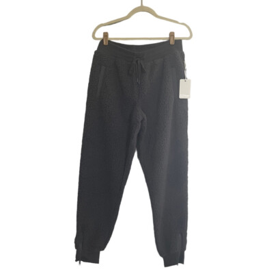 PJ Salvage XL Teddy Sherpa Fluffy Fleece Jogger Pants Lounge Gray NWT #PQ44-image