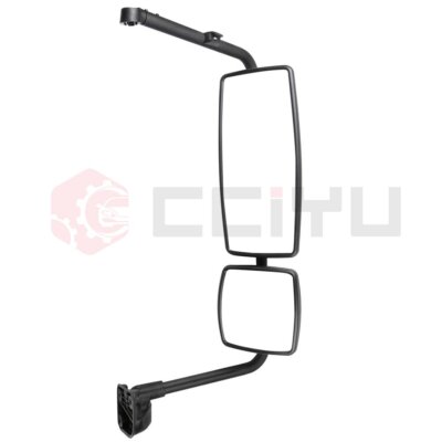 ?For INTERNATIONAL DURASTAR 4200 4300 4400 2002&UP Mirror COMPLETE RH Side Black-image