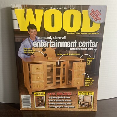 Better Homes & Gardens Wood Magazine October 2005 Store-All Entertainment Center-image