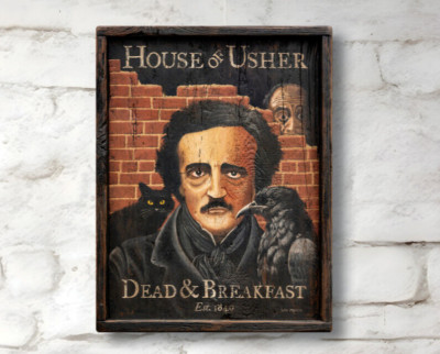 Edgar Allen Poe Sign 