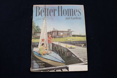 1953 AUGUST BETTER HOMES AND GARDENS MAGAZINE - TAKE IT EASIER! COVER - E 11616-image