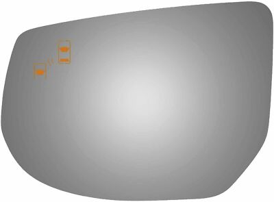 Flat Left Power Mirror Glass For 13-17 Cadillac XTS W/O BackingPlate-image